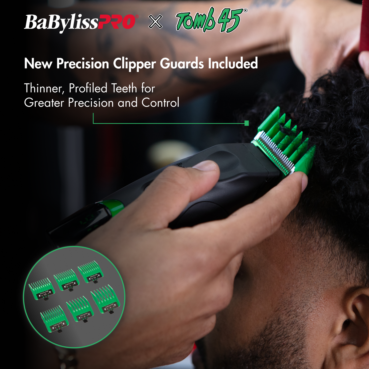 BaBylissPRO&reg; x Tomb45&reg; Wireless-Charging Clipper, , hi-res 3