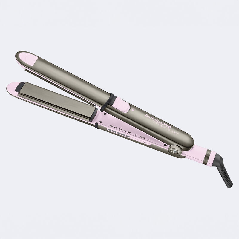 BaBylissPRO&reg; Nano Titanium&trade; Limited Edition 1.25" Prima3000 Stainless Steel Styling Iron (Pink), , hi-res