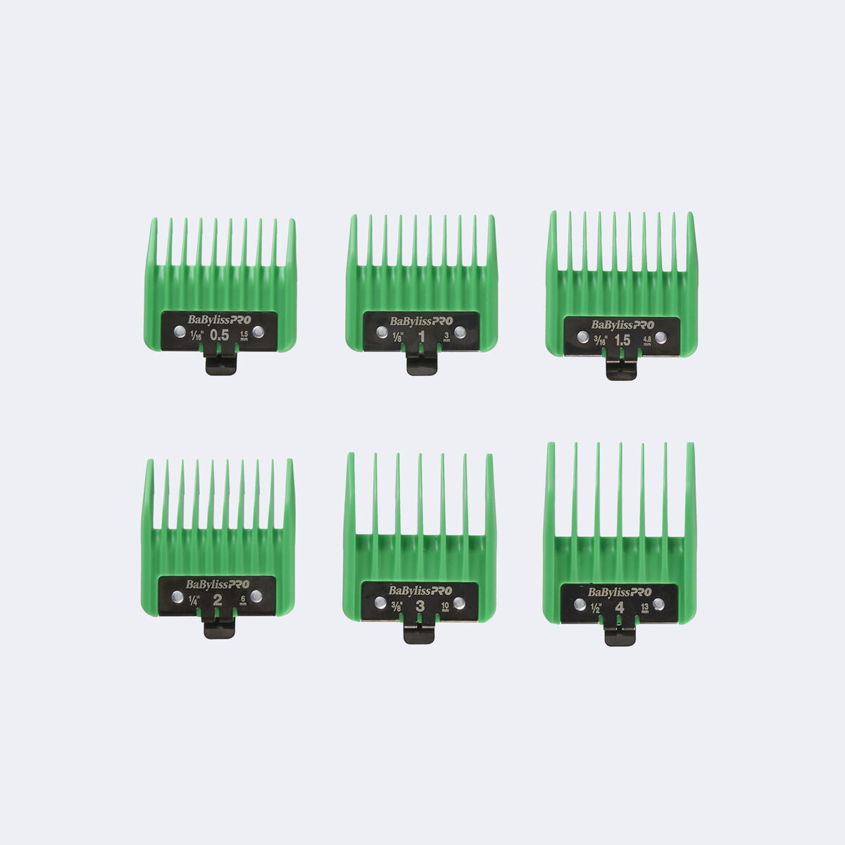 BaBylissPRO&reg; Precision Clipper Guards (Green), , hi-res 2