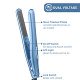 BaBylissPRO&reg; Nano Titanium&trade; 1" Ultra-Sleek Flat Iron & 3/4" Ultra-Sleek Straightener Prepack, , hi-res 9