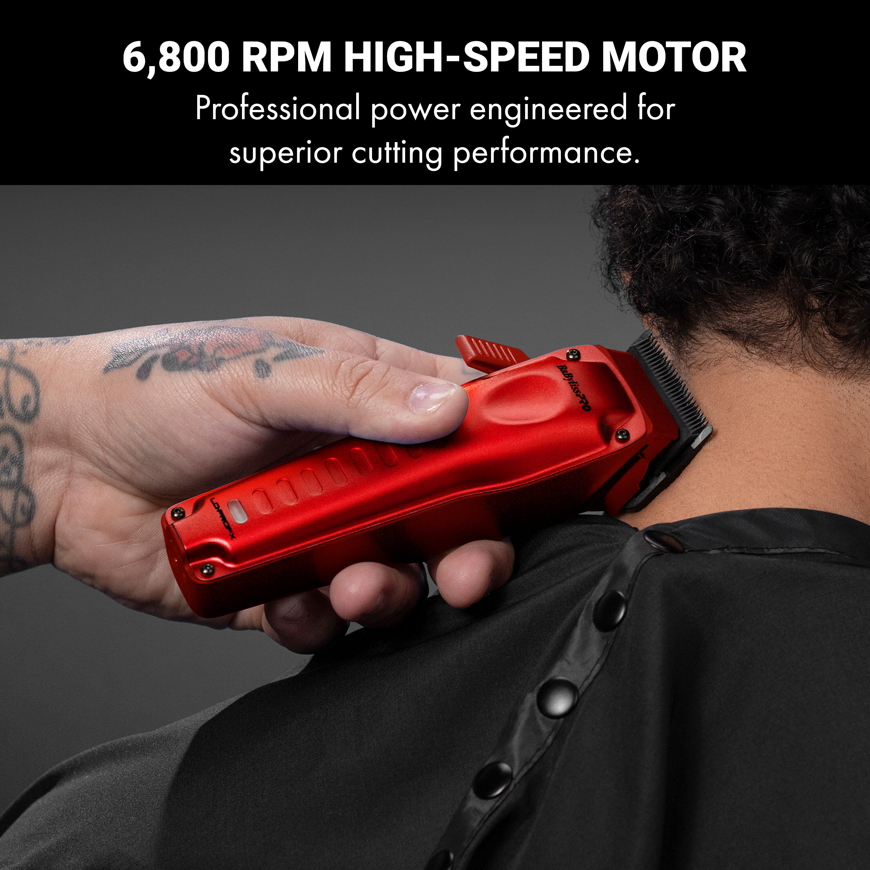 Limited Edition Red LoPROFX Compact Series Clipper | BaBylissPRO