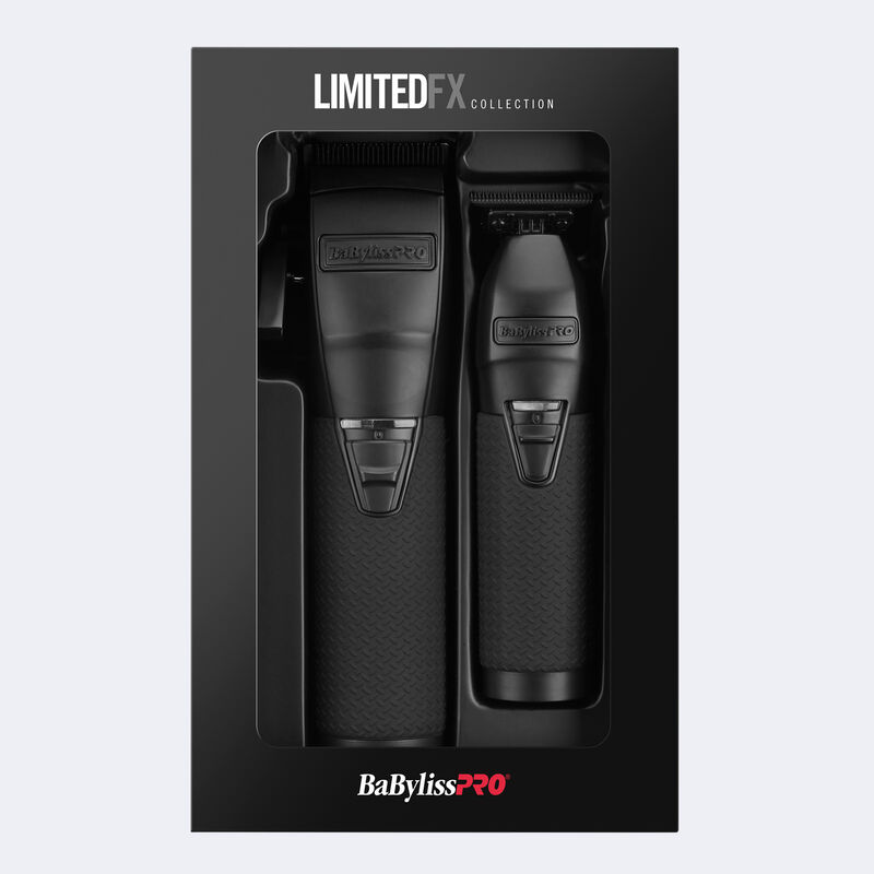 BaBylissPRO&reg; BlackFX+ All-Metal Clipper & Trimmer Prepack, , hi-res