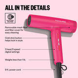 BaBylissPRO&reg; Limited Edition Nano Light High-Speed Ionic Dryer (Hot Pink), , hi-res 3