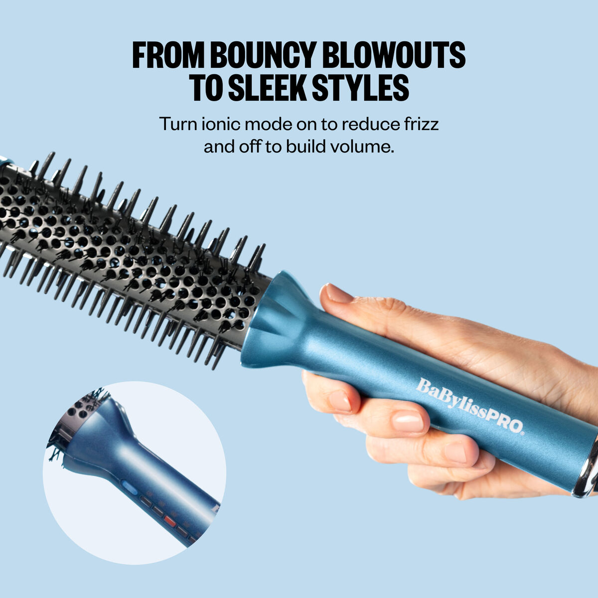 BaBylissPRO&reg; Nano Titanium&trade; Ionic Styling Thermal Round Brush, , hi-res 4