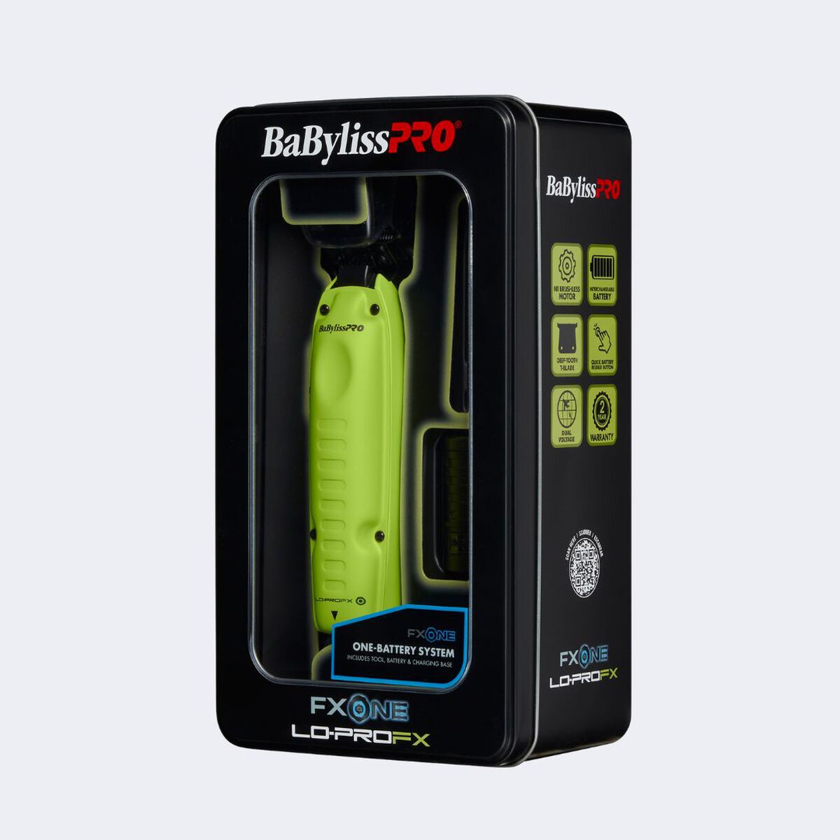 BaBylissPRO&reg; FXONE&trade; Lo-ProFX Limited Edition Neon Yellow Trimmer (Kit Includes Charging Base & Battery), , hi-res 4