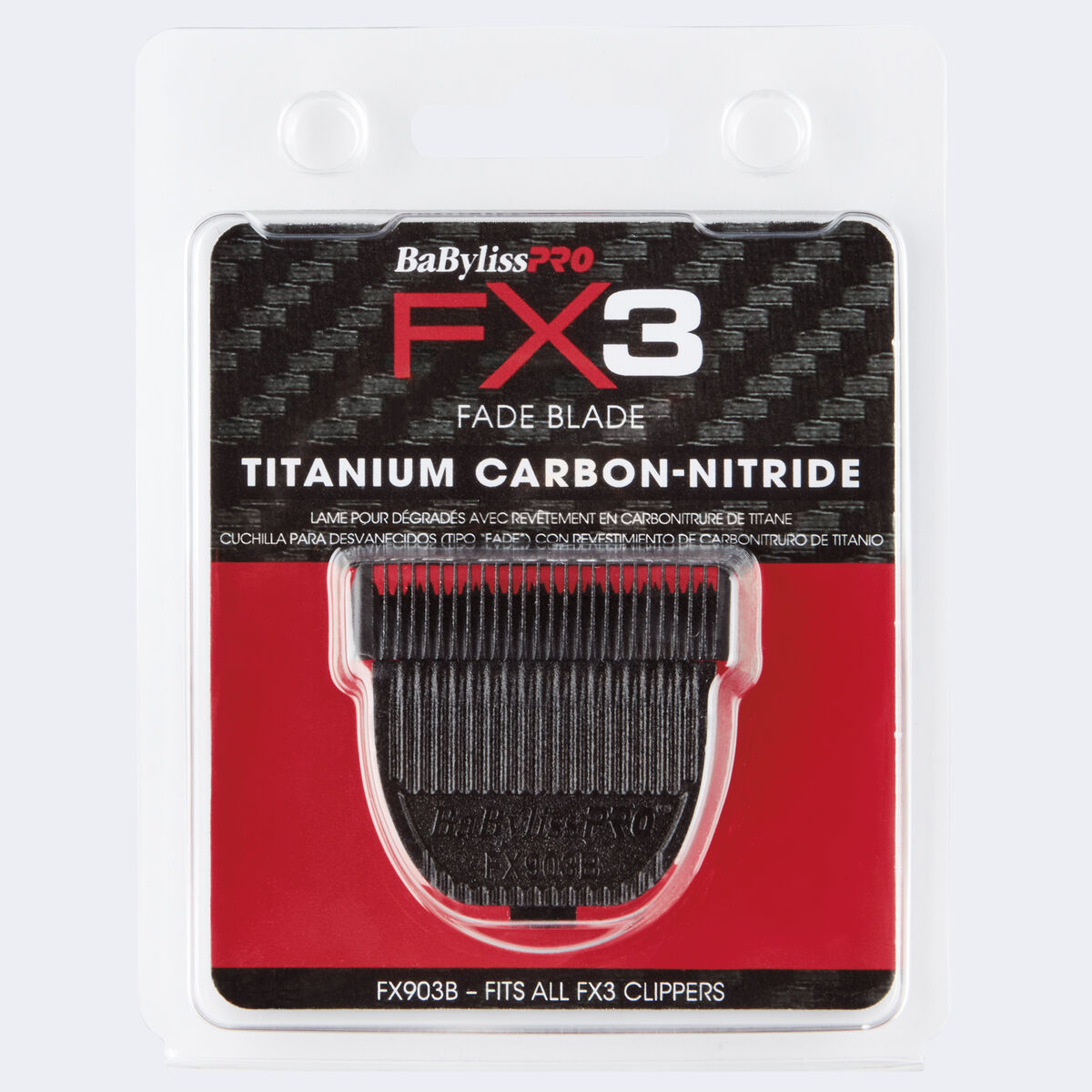 BaBylissPRO&reg; Titanium Carbon-Nitride Standard-Tooth Ultra-Thin Replacement Fade Blade, , hi-res 3