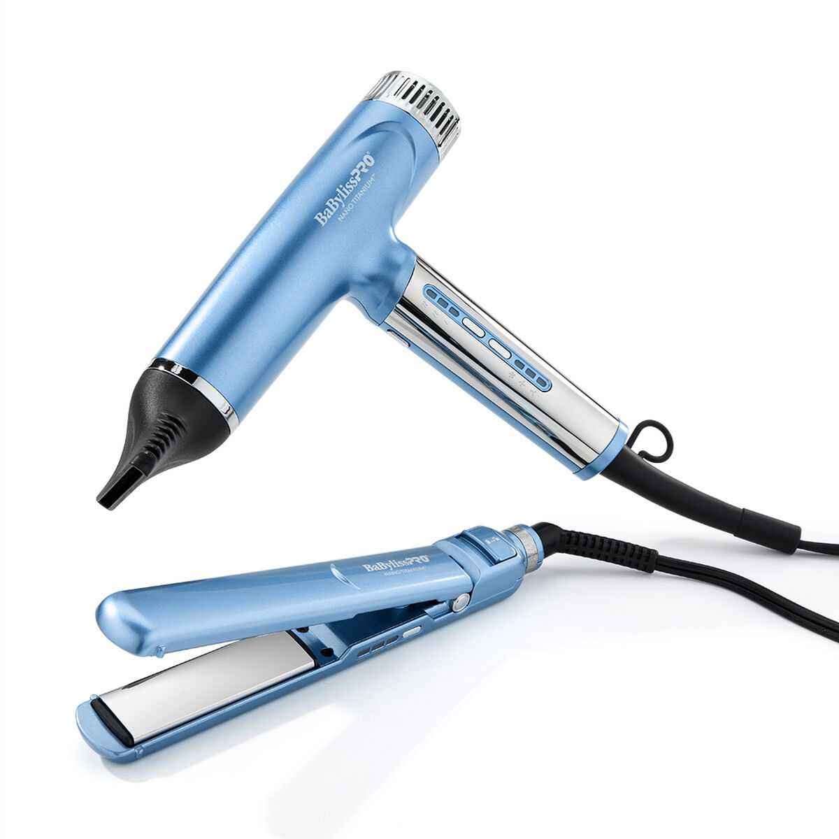 BaBylissPRO&reg; Nano Titanium&trade; Limited Edition Professional Nano Light Dryer & 1" Compact Ultra-Thin Flat Iron Prepack, , hi-res 5