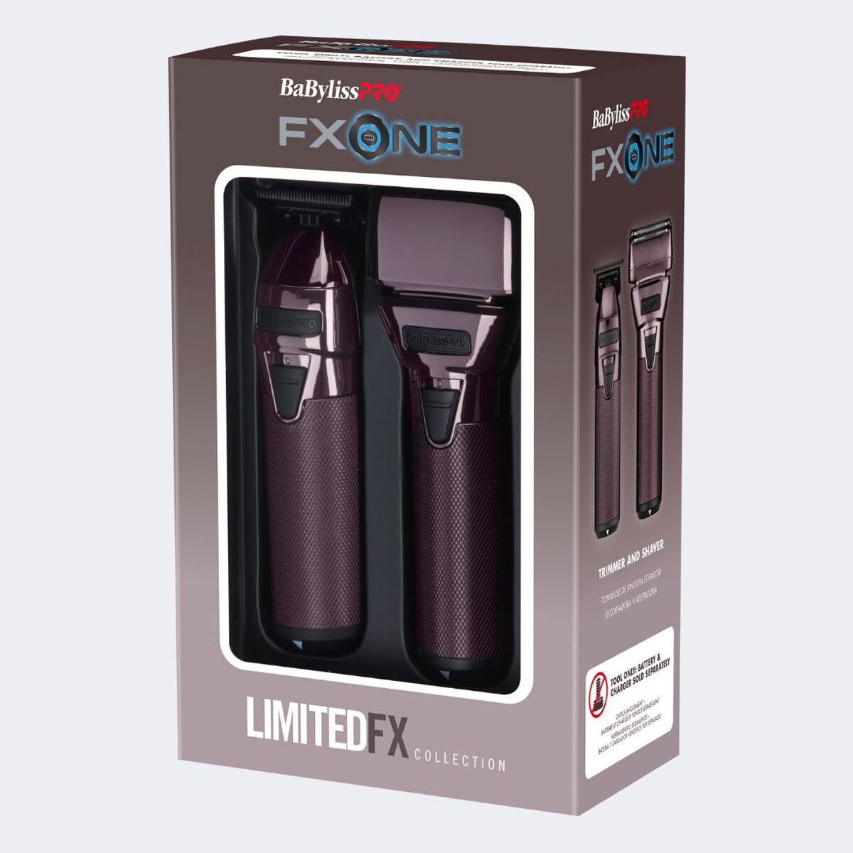 BaBylissPRO&reg; FXONE Limited Edition Nightfall Collection Trimmer & Foil Shaver Prepack (Tools Only), , hi-res 7