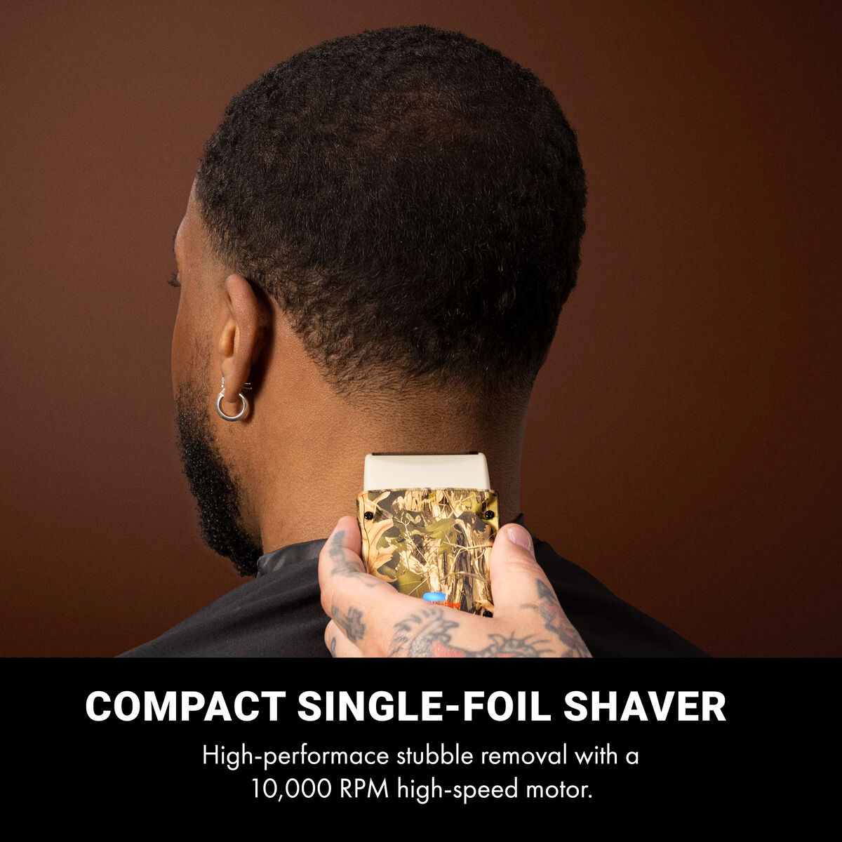 BaBylissPRO&reg; Limited Edition LO-PROFX Compact Single-Foil Shaver (Camo), , hi-res 5