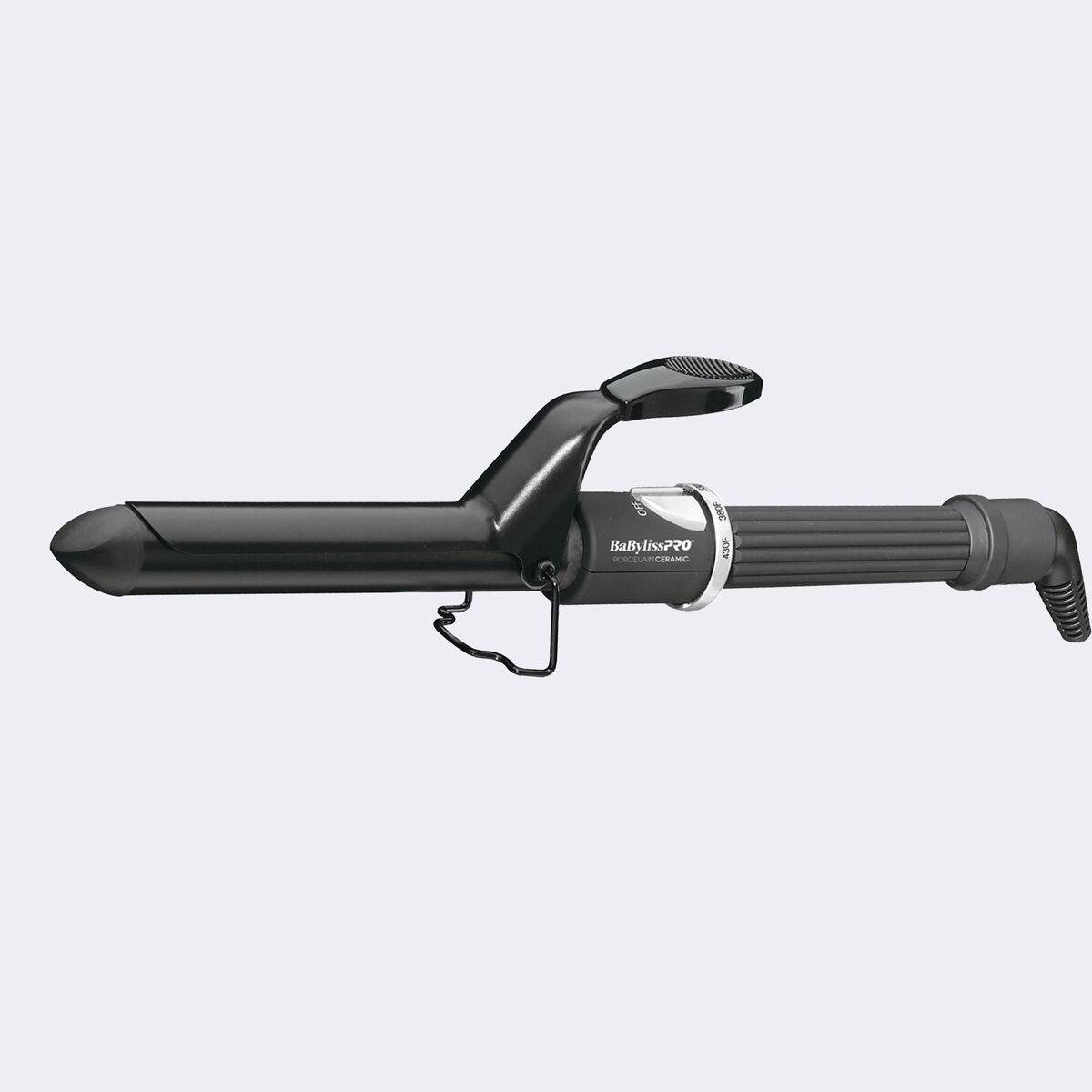 BaBylissPRO&reg; Porcelain Ceramic 1&frac14;" Spring Curling Iron, , hi-res 2