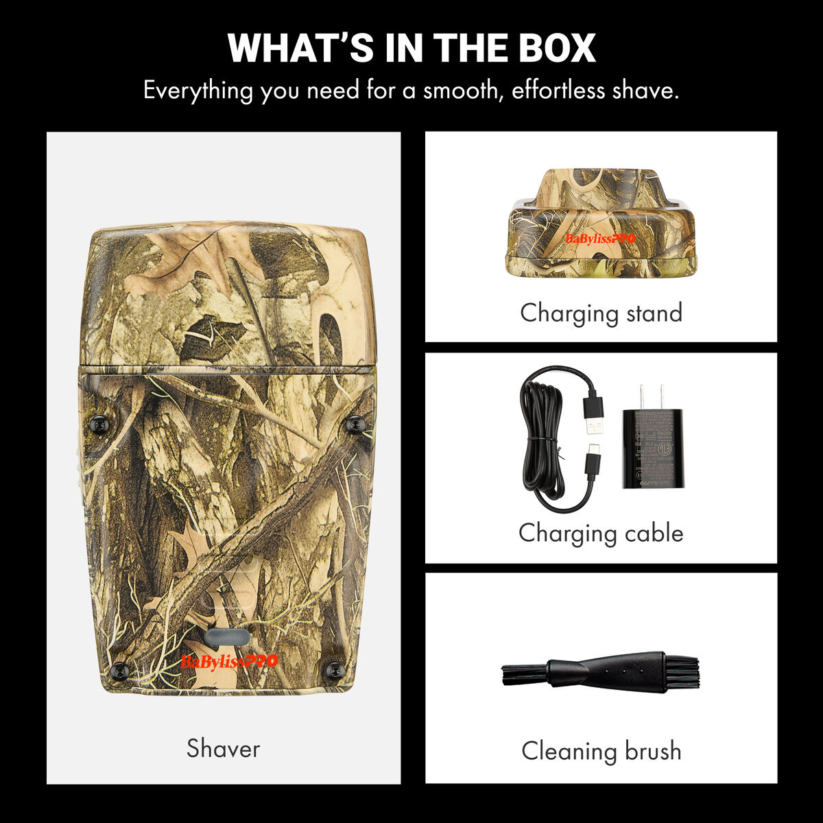 BaBylissPRO&reg; Limited Edition LO-PROFX Compact Single-Foil Shaver (Camo), , hi-res 9