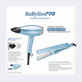 BaBylissPRO&reg; Nano Titanium&trade; Limited Edition Compact Folding Ionic Dryer & 1.25" Digital Ionic Flat Iron Prepack, , hi-res 5