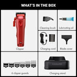 BaBylissPRO&reg; Limited Edition LO-PROFX Compact Clipper (Red), , hi-res 9