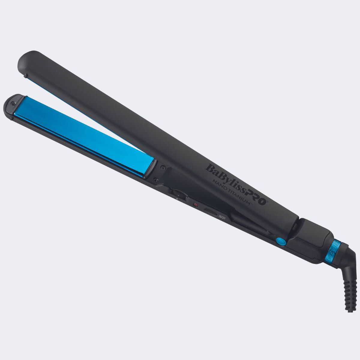 BaBylissPRO&reg; Nano Titanium&trade; Limited Edition Black & Blue 1" Ultra-Thin Flat Iron, , hi-res 2
