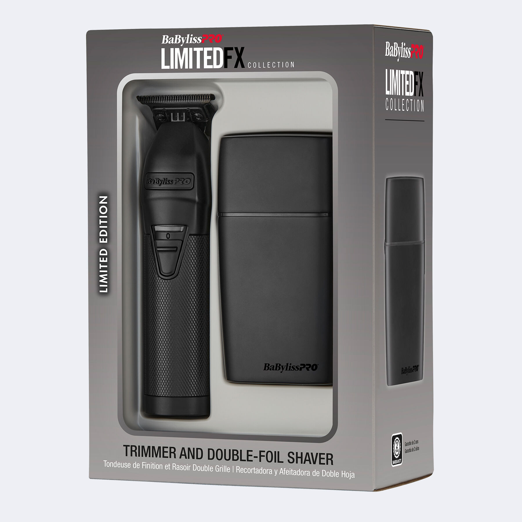 BaByliss Pro Limited FX ブラック　バリカンセット　希少 Trimmer & Double-Foil Shaver | Black Gift Set | BaBylissPRO
