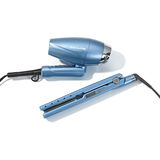 BaBylissPRO&reg; Nano Titanium&trade; Limited Edition Compact Folding Ionic Dryer & 1.25" Digital Ionic Flat Iron Prepack, , hi-res 3