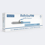BaBylissPRO&reg; Nano Titanium&trade; 1.25" Spring Curling Iron & 1" Ultra-Thin Flat Iron Gift Set, , hi-res 3