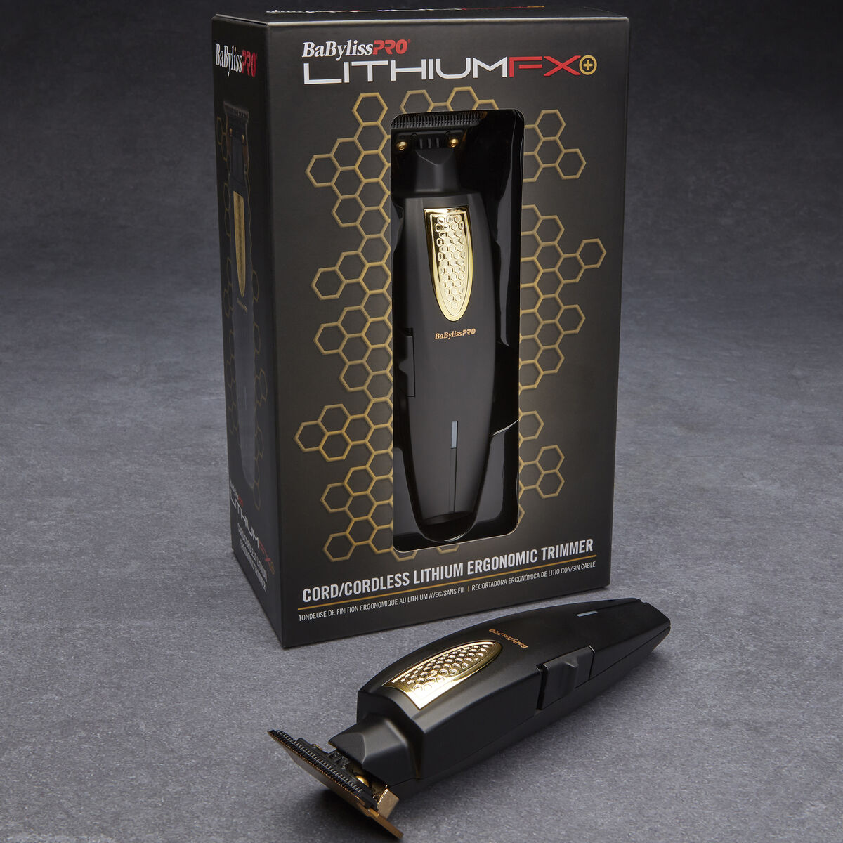 BaBylissPRO&reg; LithiumFX Cord/Cordless Lithium Ergonomic Trimmer, , hi-res 5