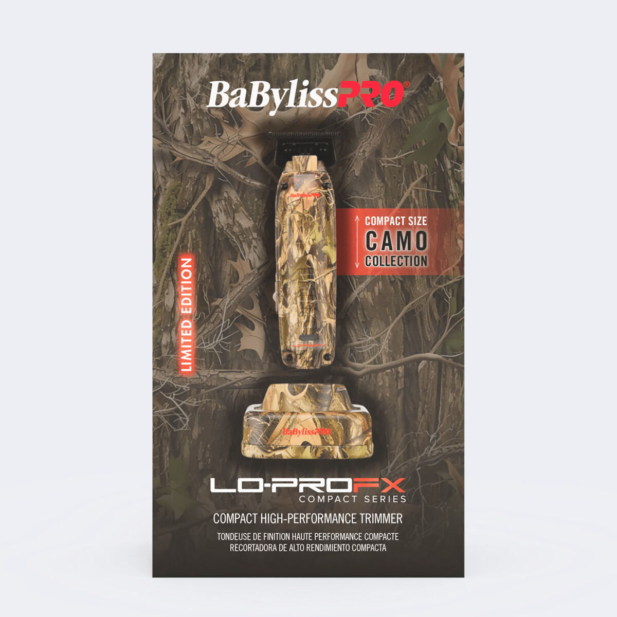 BaBylissPRO&reg; Limited Edition LO-PROFX Compact Trimmer (Camo), , hi-res 4