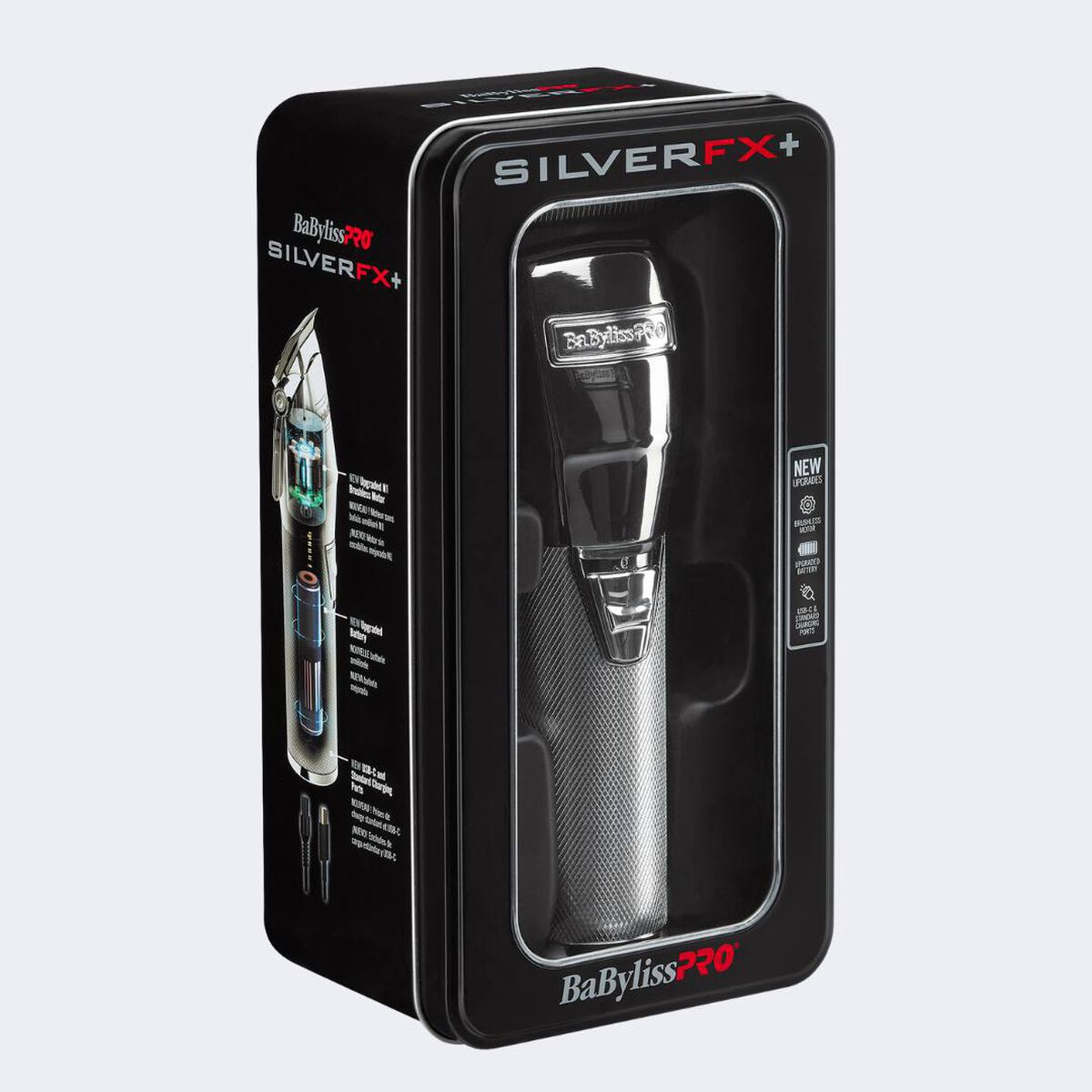 BaBylissPRO&reg; SilverFX+ All-Metal Lithium Clipper, , hi-res 4