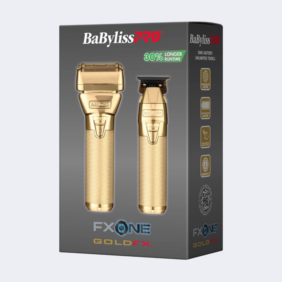 BaBylissPRO&reg; Limited Edition FXONE GoldFX All-Metal Trimmer & Shaver Prepack, , hi-res 4