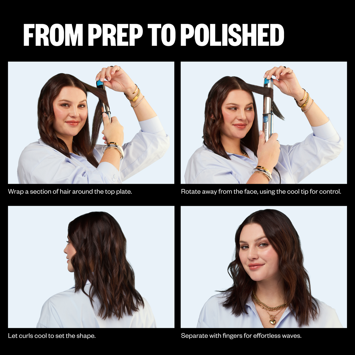 BaBylissPRO&reg; Nano Titanium&trade; Prima3000&reg; 1&frac14;" Ionic Styling Iron, , hi-res 10