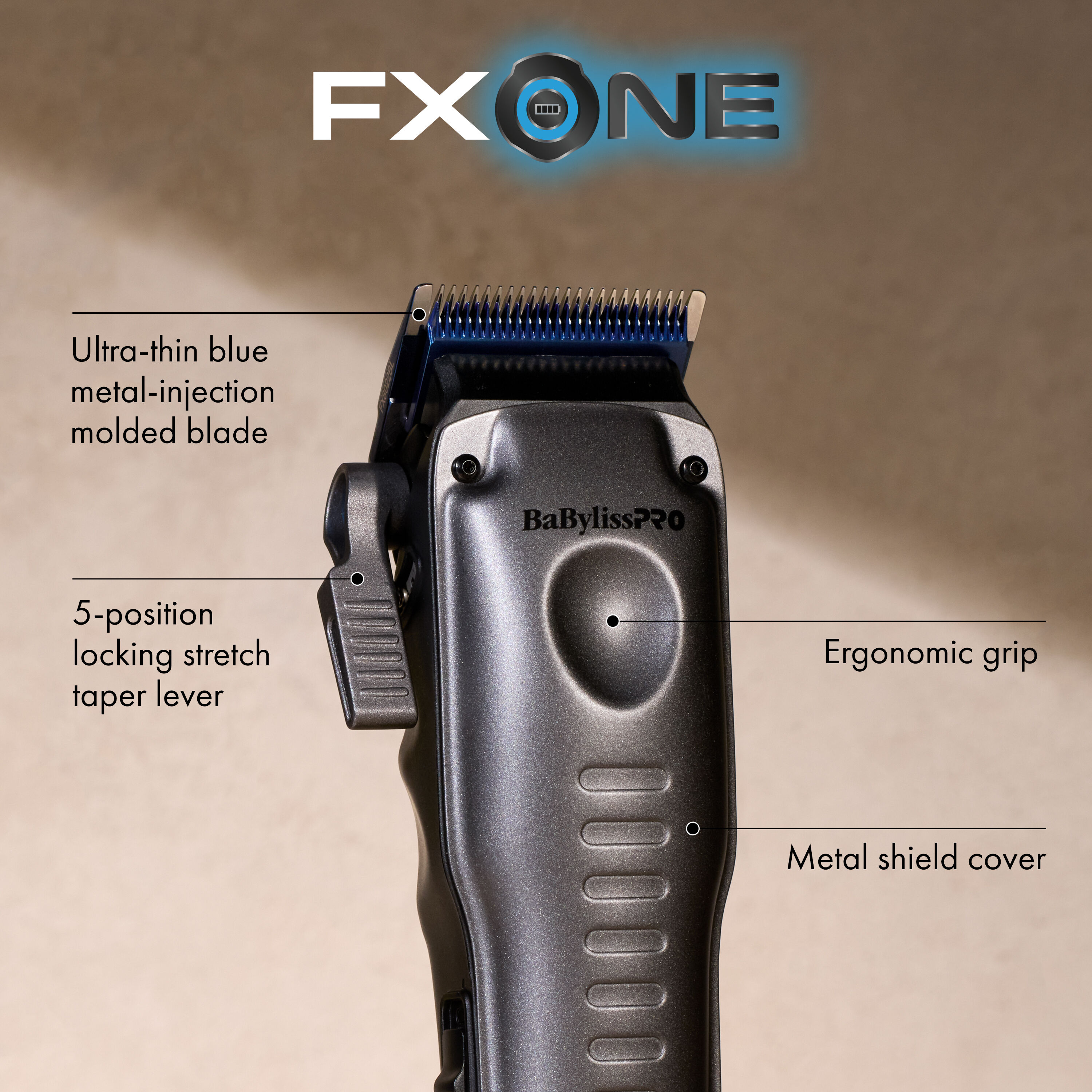 FXONE Lo-ProFX Clipper & Trimmer Combo Set (w/ Battery System
