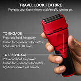BaBylissPRO&reg; COREFX Double-Foil Shaver (Limited Edition Red), , hi-res 9