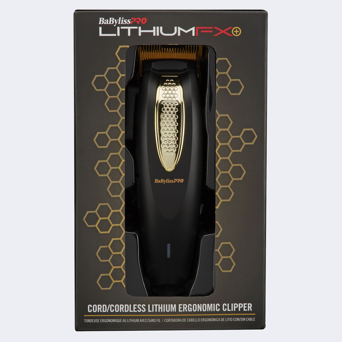 BaBylissPRO&reg; LithiumFX Cord/Cordless Lithium Ergonomic Clipper, , hi-res 3
