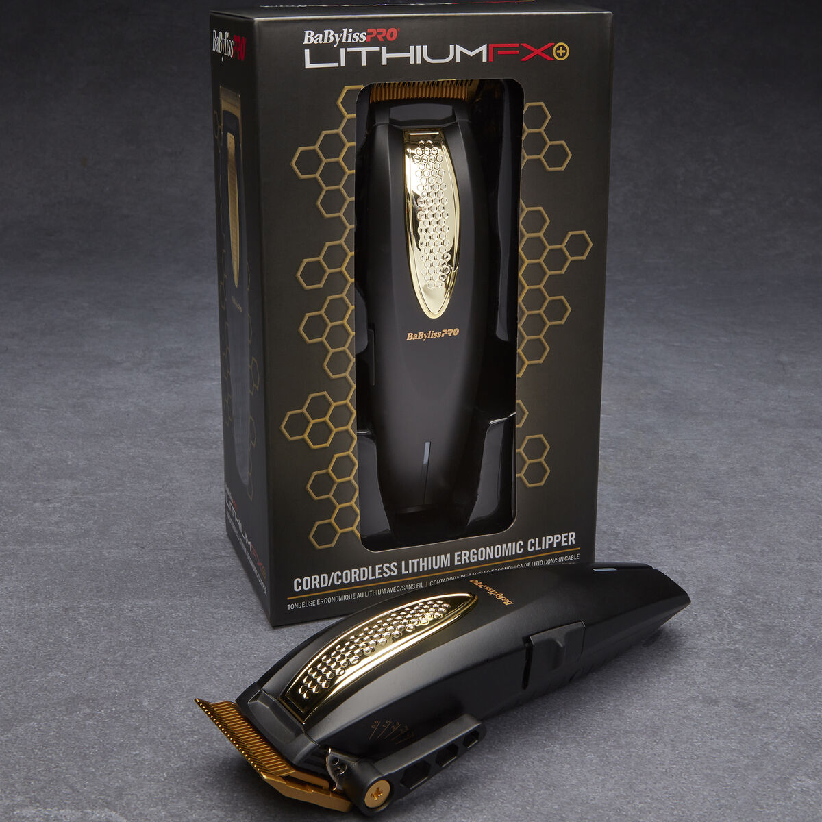 BaBylissPRO&reg; LithiumFX Cord/Cordless Lithium Ergonomic Clipper, , hi-res 2