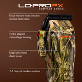 BaBylissPRO&reg; Limited Edition LO-PROFX Compact Clipper (Camo), , hi-res 6