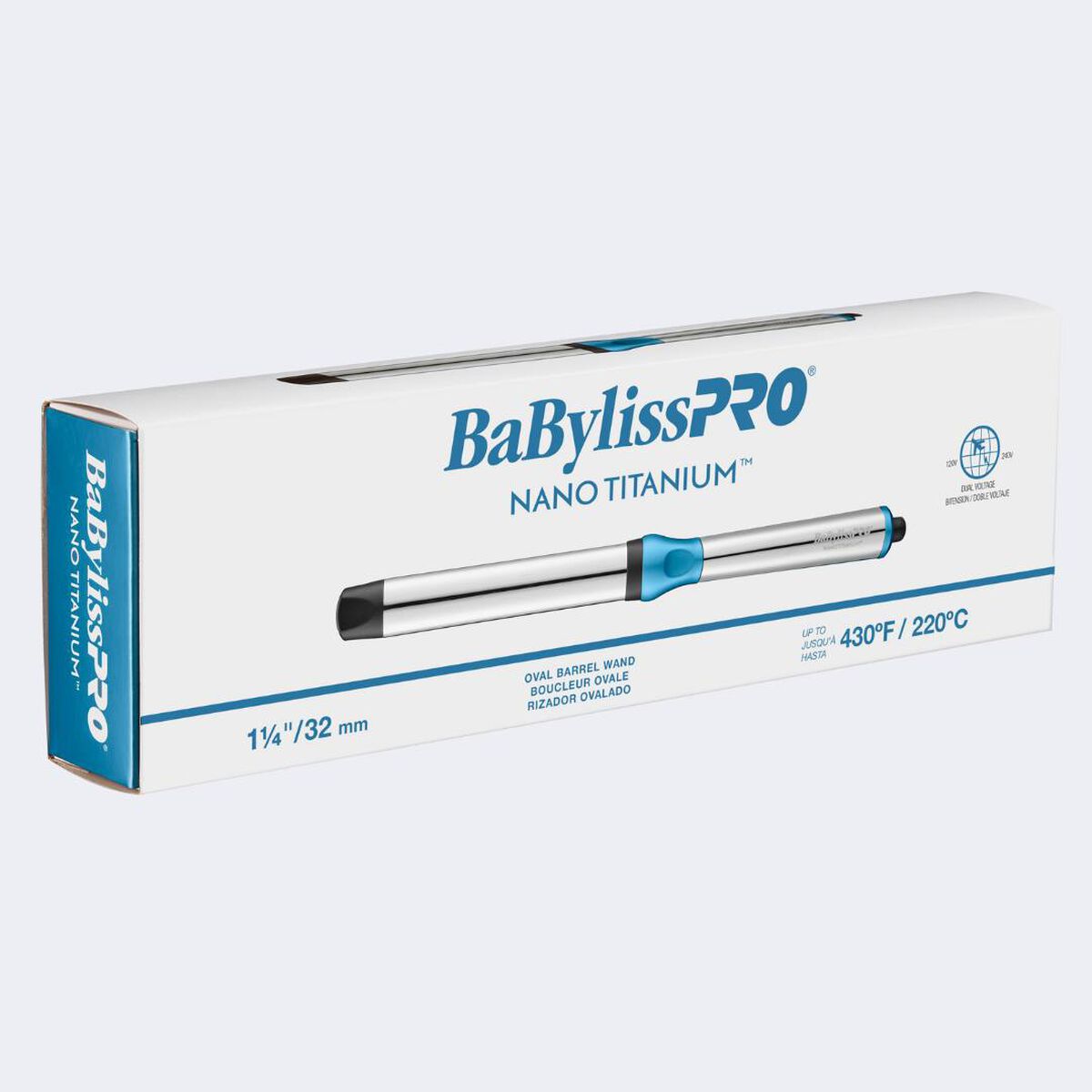BaBylissPRO&reg; Nano Titanium&trade; 1 1/4" Oval Barrel Wand, , hi-res 9