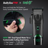 BaBylissPRO&reg; x Tomb45&reg; Wireless-Charging Clipper, , hi-res 4