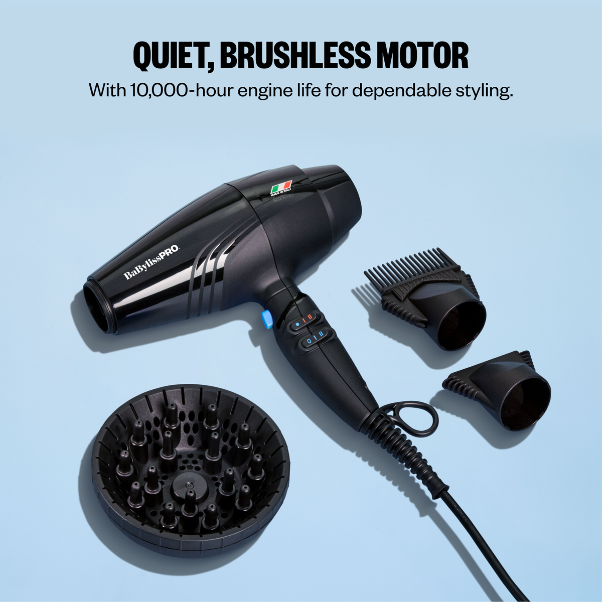 BaBylissPRO&reg; Rapido&reg; Ionic Italian Dryer, , hi-res 7