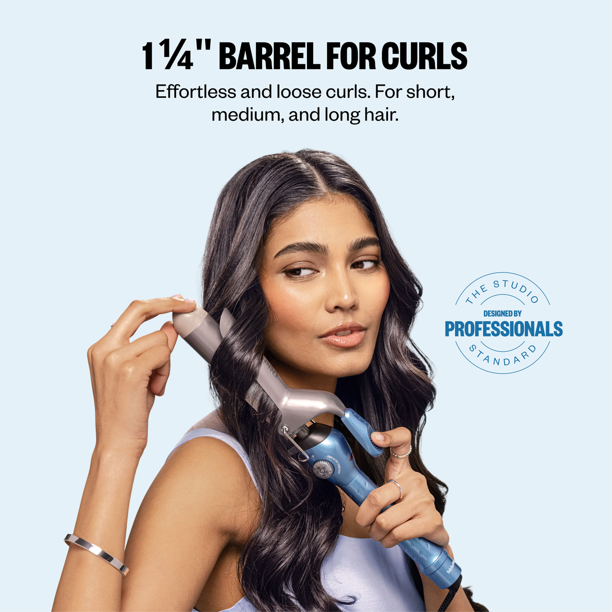 BaBylissPRO&reg; Nano Titanium&trade; Limited Edition 1&frac14;" Digital Ionic Flat Iron & 1&frac14;" Spring Curling Iron Prepack, , hi-res 3
