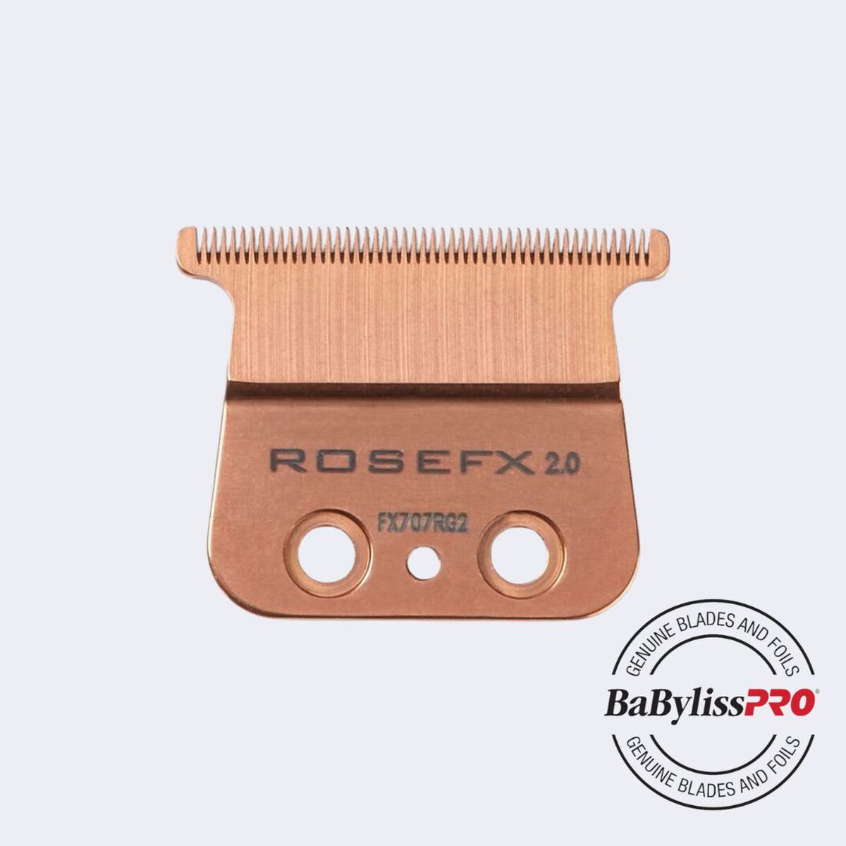 BaBylissPRO&reg; Replacement Rose Gold Titanium Deep-Tooth T-Blade, , hi-res 1