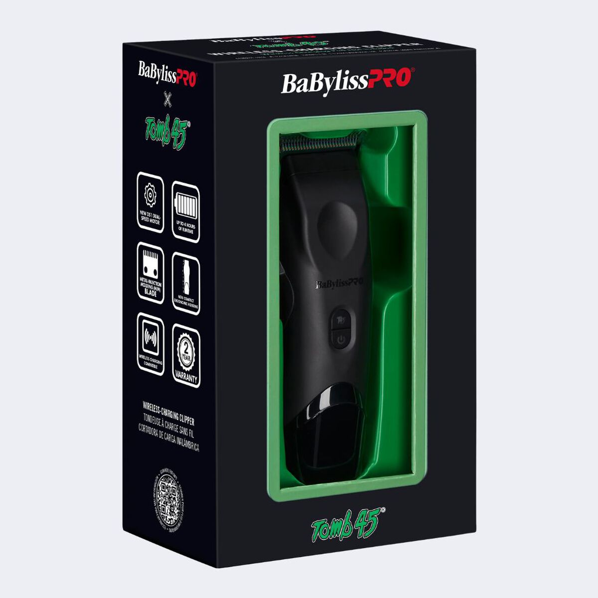 BaBylissPRO&reg; x Tomb45&reg; Wireless-Charging Clipper, , hi-res 14