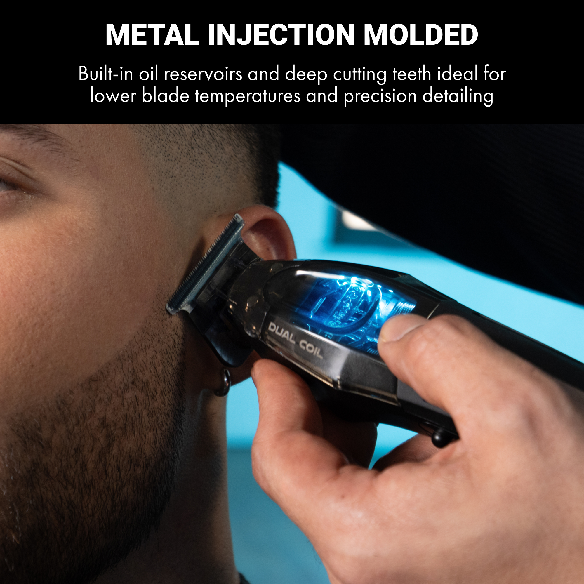 BaBylissPRO® Deep-Tooth Metal Injection Molded T-Blade