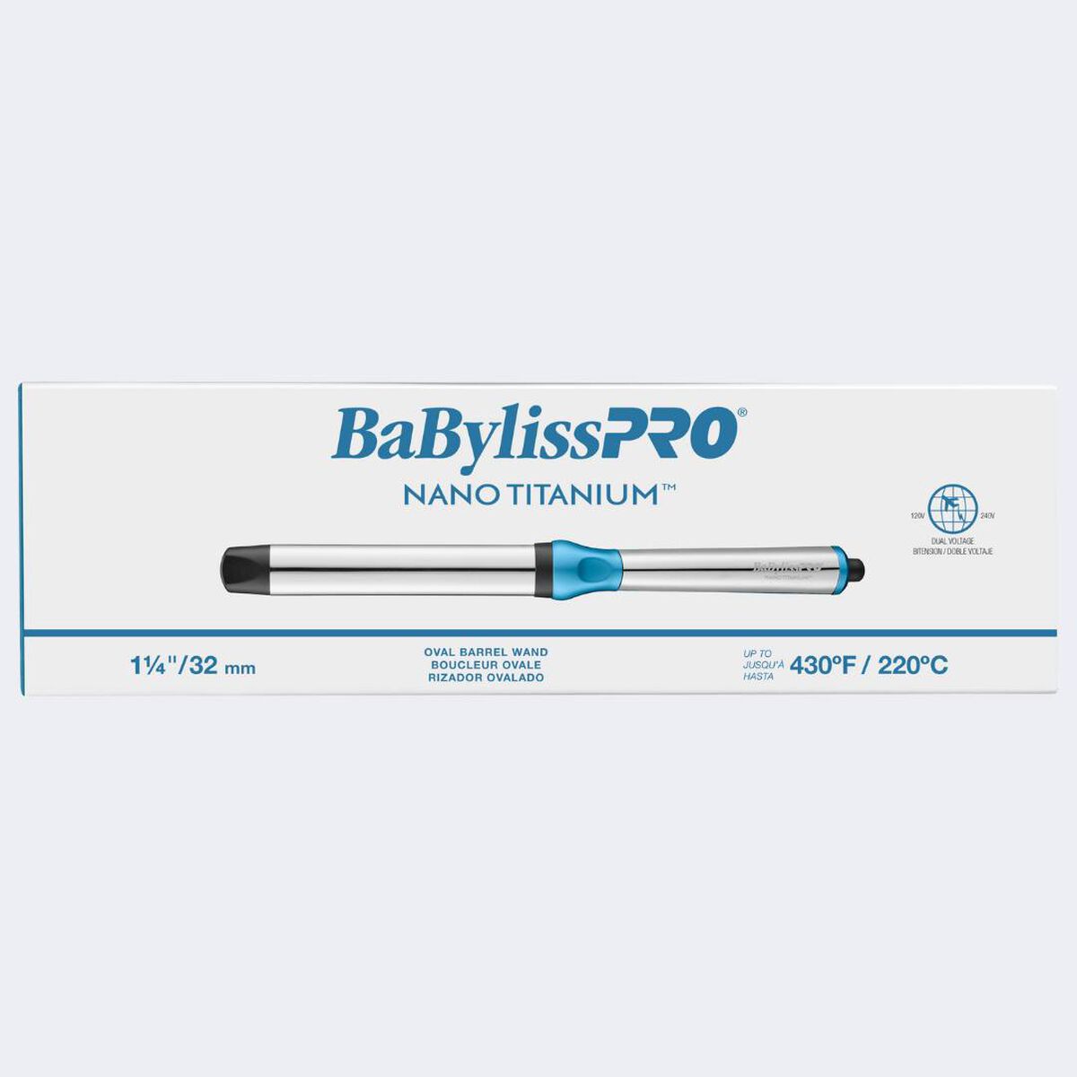BaBylissPRO&reg; Nano Titanium&trade; 1 1/4" Oval Barrel Wand, , hi-res 8
