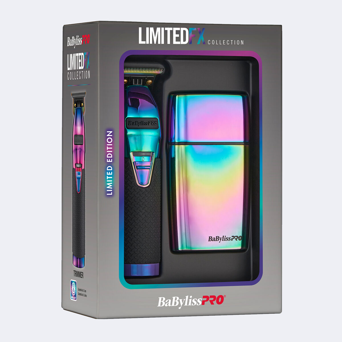 BaBylissPRO&reg; LimitedFX Iridescent Trimmer and Double-Foil Shaver Gift Set, , hi-res 2