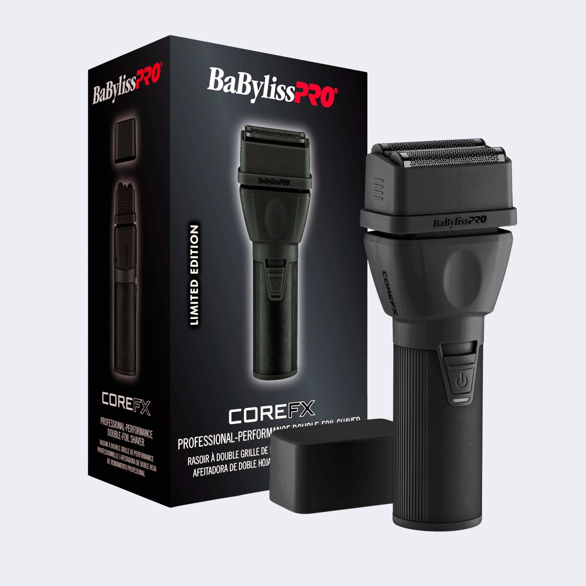 BaBylissPRO&reg; COREFX Double-Foil Shaver (Matte Black), , hi-res 2