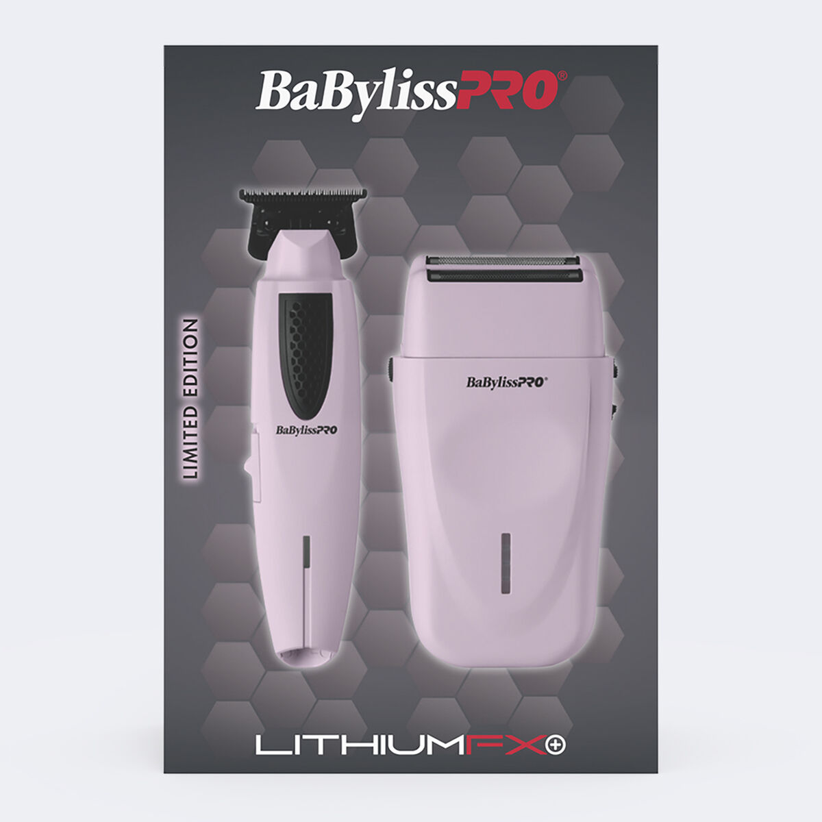 BaBylissPRO&reg; Limited Edition LithiumFX+ Trimmer & Double-Foil Shaver Prepack (Pink), , hi-res 1