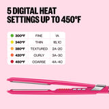 BaBylissPRO&reg; Limited Edition Ultra-Sleek 1.5" Straightening Iron (Hot Pink), , hi-res 6