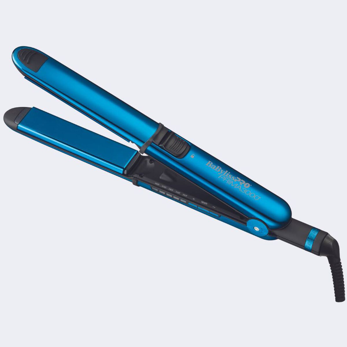 BaBylissPRO&reg; Nano Titanium&trade; Limited Edition Black & Blue 1 1/4" Prima3000&reg; Styling Iron, , hi-res 2