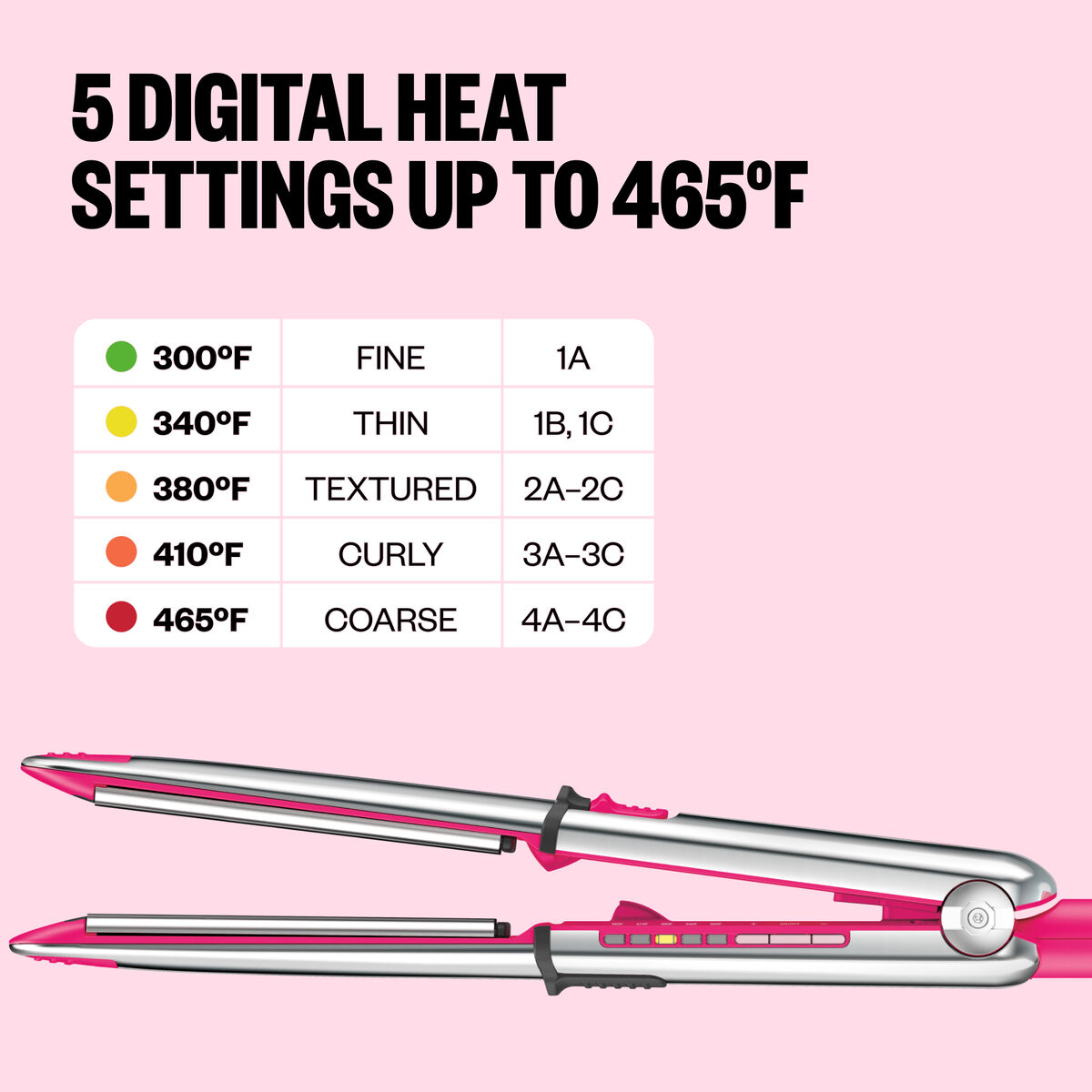 BaBylissPRO&reg; Limited Edition Prima3000&reg; 1&frac14;" Styling Iron (Hot Pink), , hi-res 6