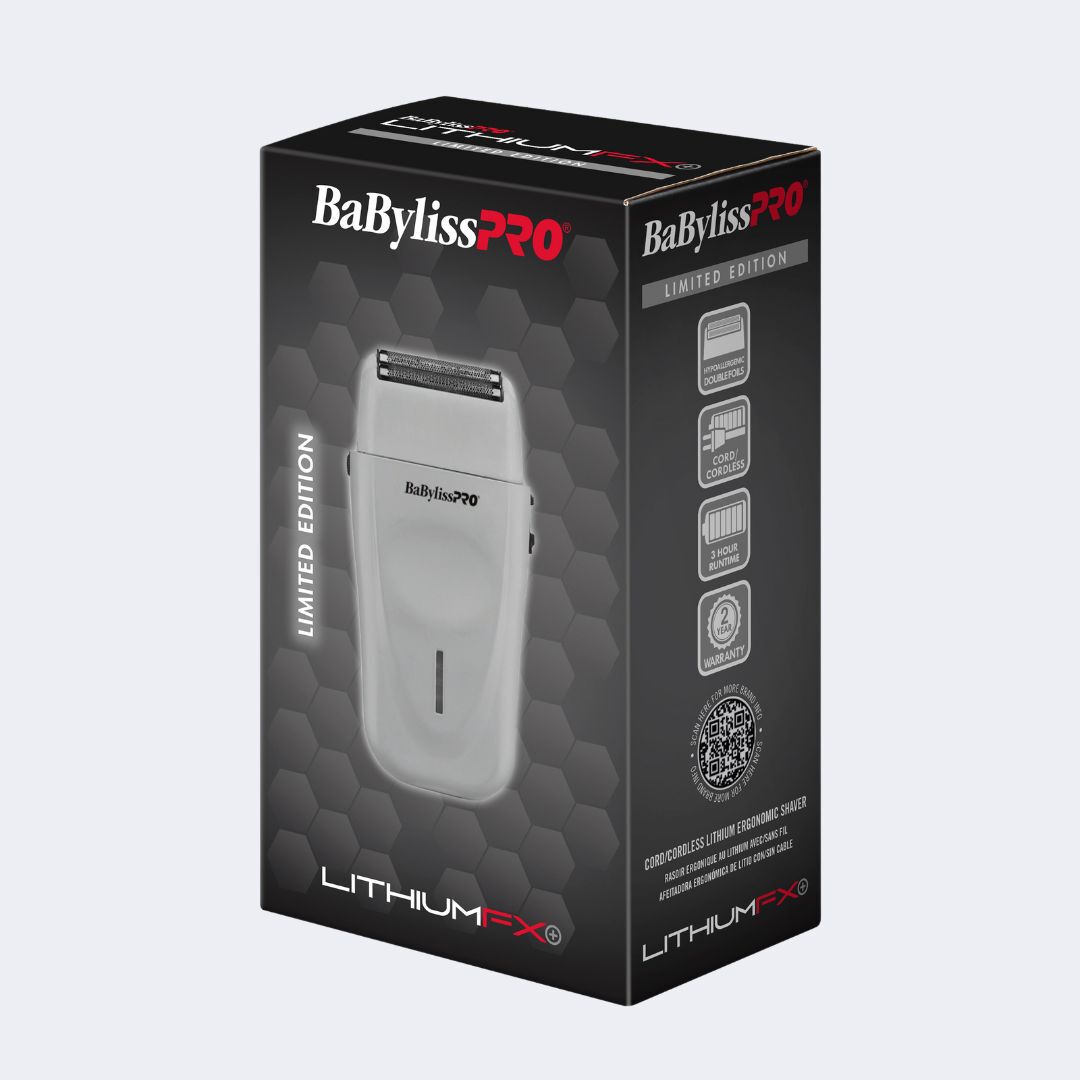 LithiumFX+ Cordless Double Foil Shaver | Grey​ | BaByilssPRO