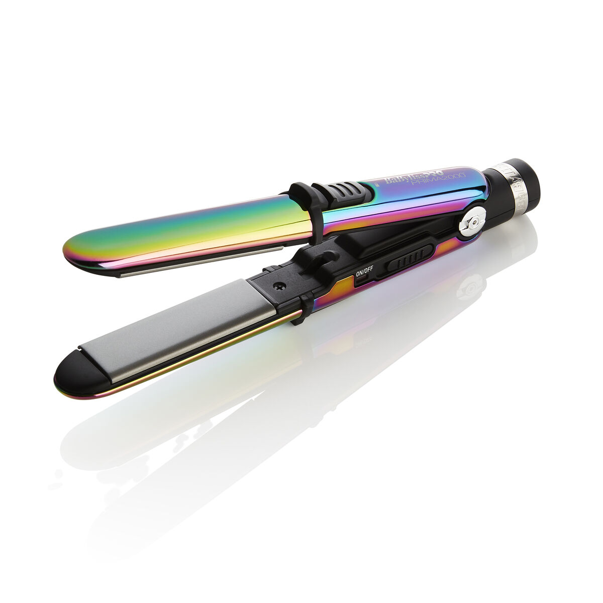BaBylissPRO&reg; Limited Edition Iridescent Nano Titanium&trade; Prima2000&reg; &frac34;" Stainless Steel Mini Iron, , hi-res 3