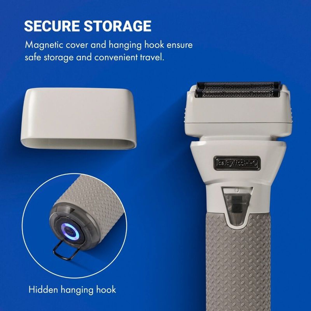 BaBylissPRO&reg; Limited Edition FXONE All-Metal Interchangeable Battery Double-Foil Shaver FrostByte, , hi-res 5