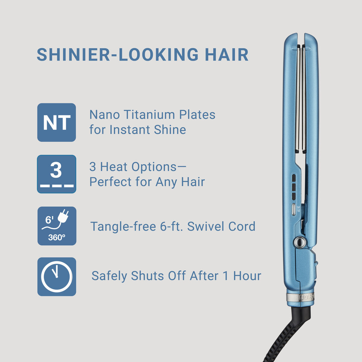 BaBylissPRO&reg; Nano Titanium&trade; 1" Ultra-Thin Flat Iron & 1" Compact Ultra-Thin Flat Iron Prepack, , hi-res 3