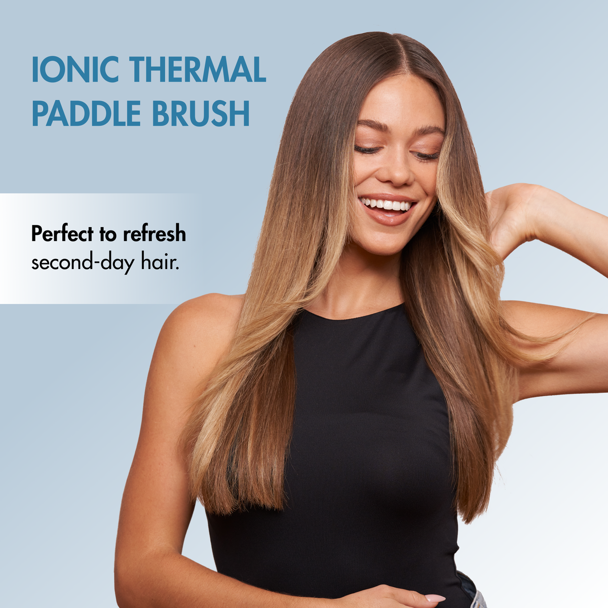 BaBylissPRO&reg; Nano Titanium&trade; Ionic Thermal Paddle Brush, , hi-res 3